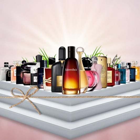 Collection of 20 luxury perfumes for men and women - a variety of the best brands