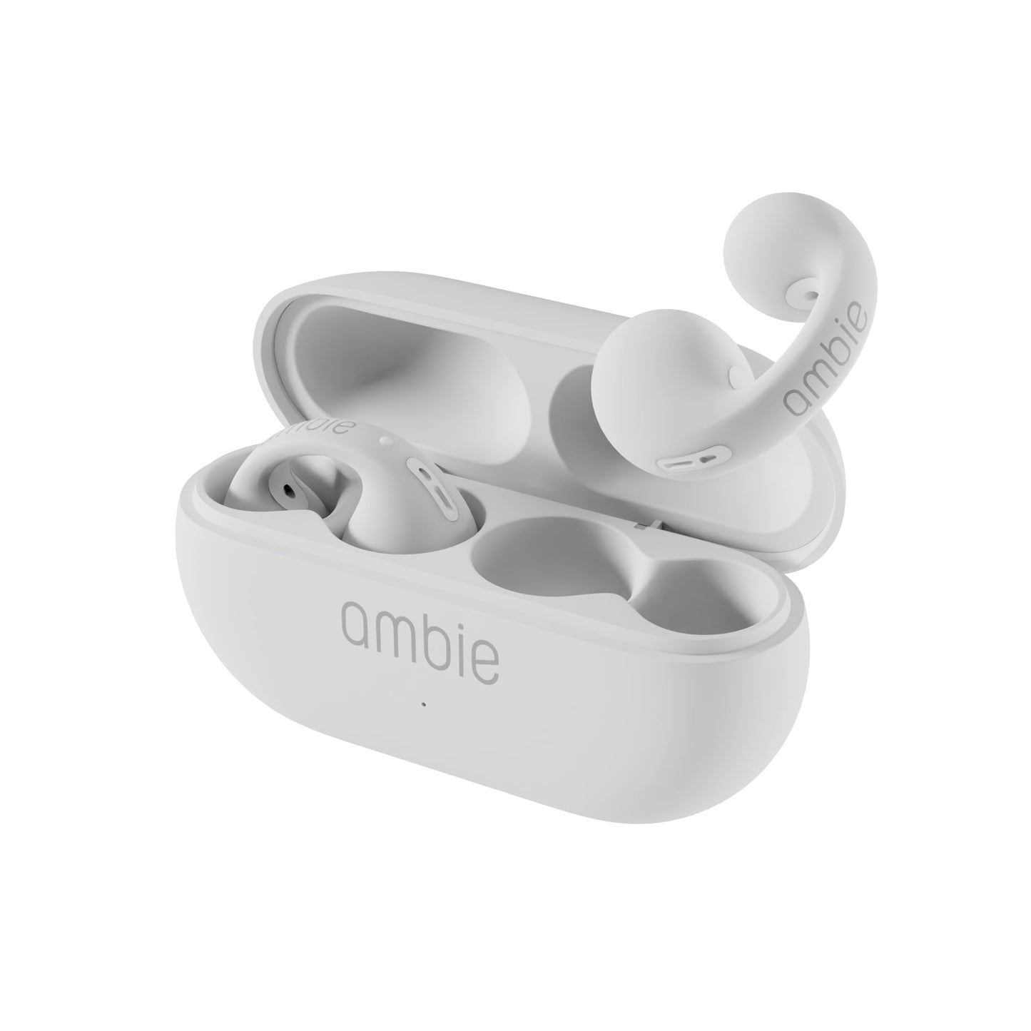 2piece ambie Open-ear Wireless Earphone Black AM-TW01 Sport Earbuds NEW Model Air Conduction Earphones TWS Bluetooth Wireless Headphones Black